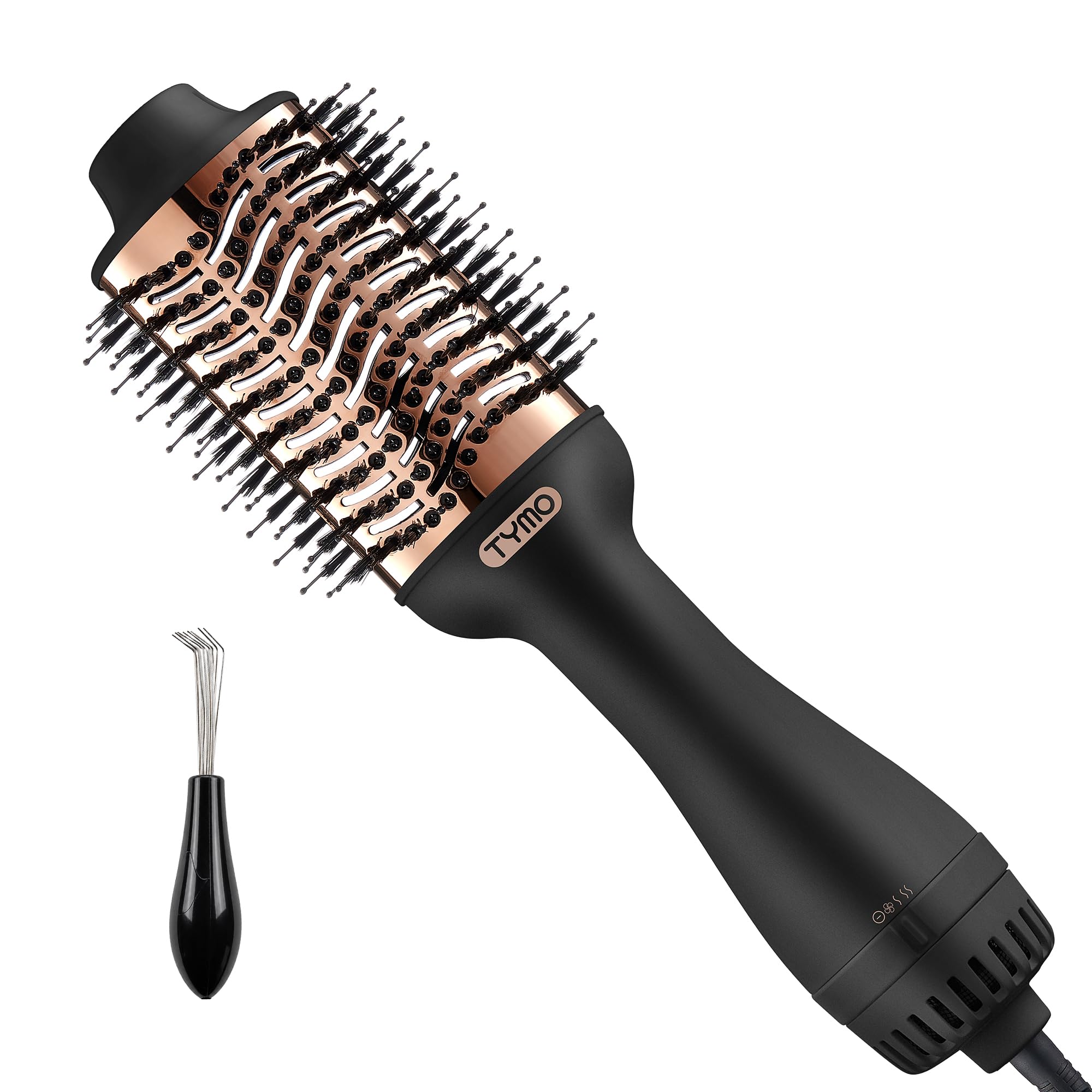 TYMO front view showing barrel and handle, easy single-tool styling benefit