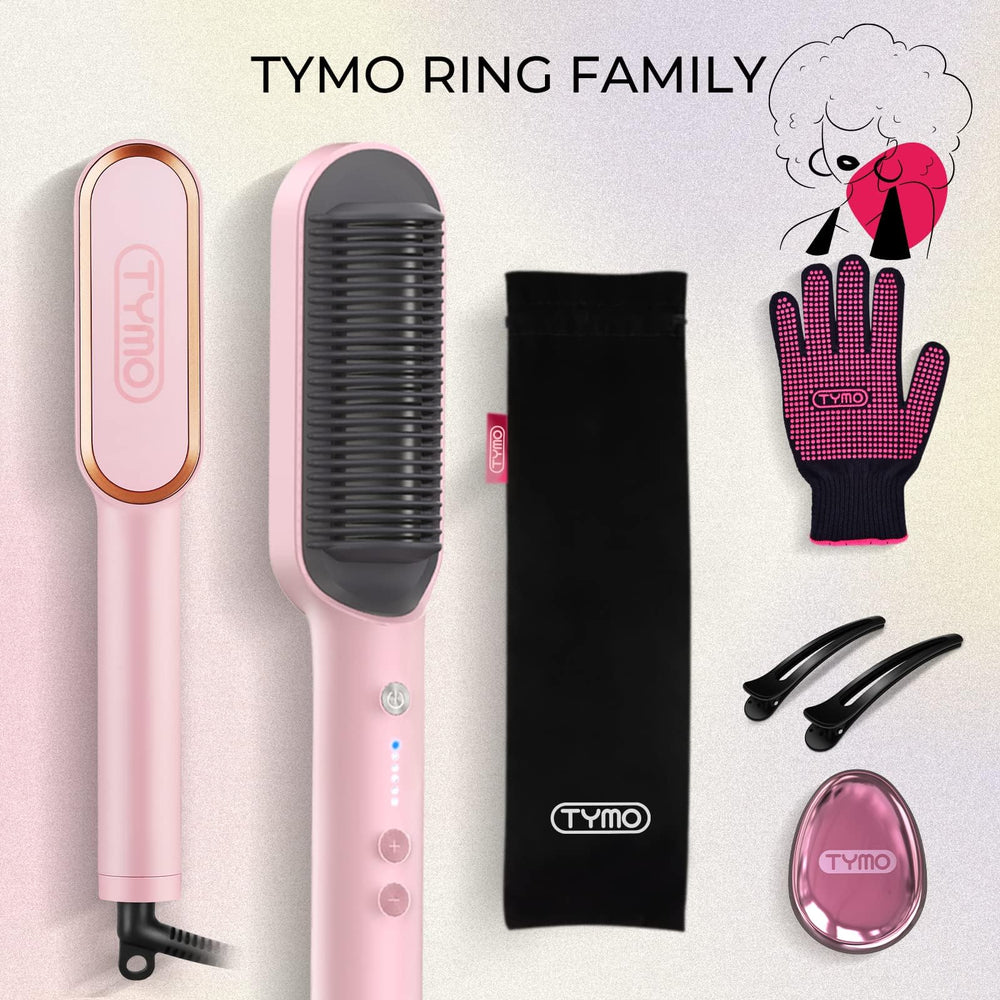TYMO on vanity in bathroom lifestyle setting for daily styling ease