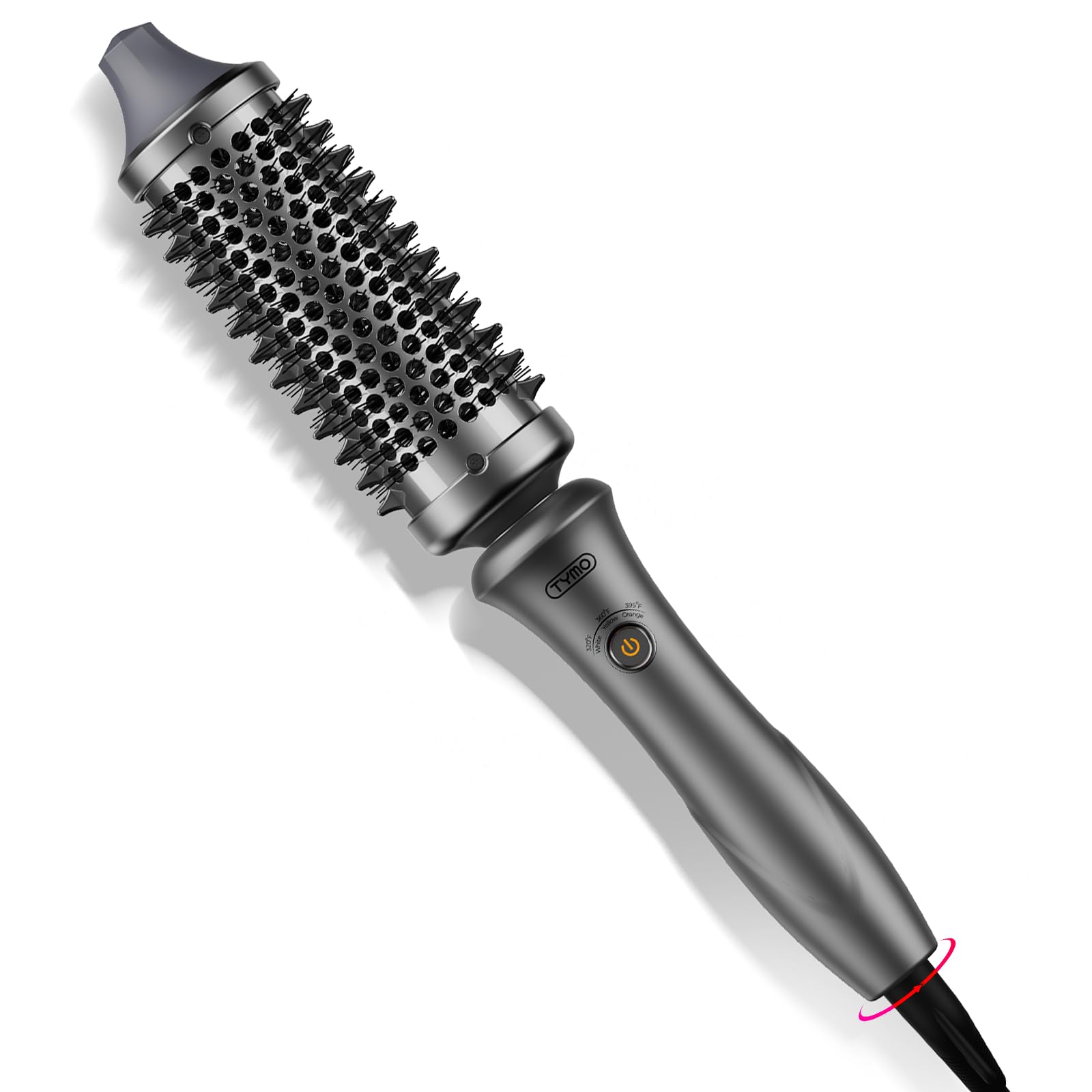 TYMO STYLUX front view showing barrel and handle for easy styling