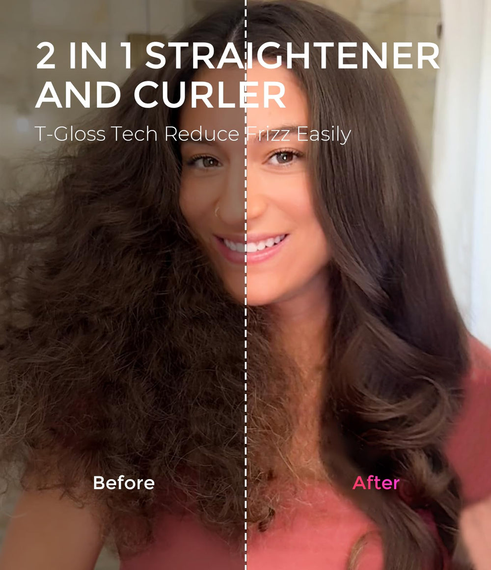 TYMO brush held in hand showing lightweight travel-friendly design