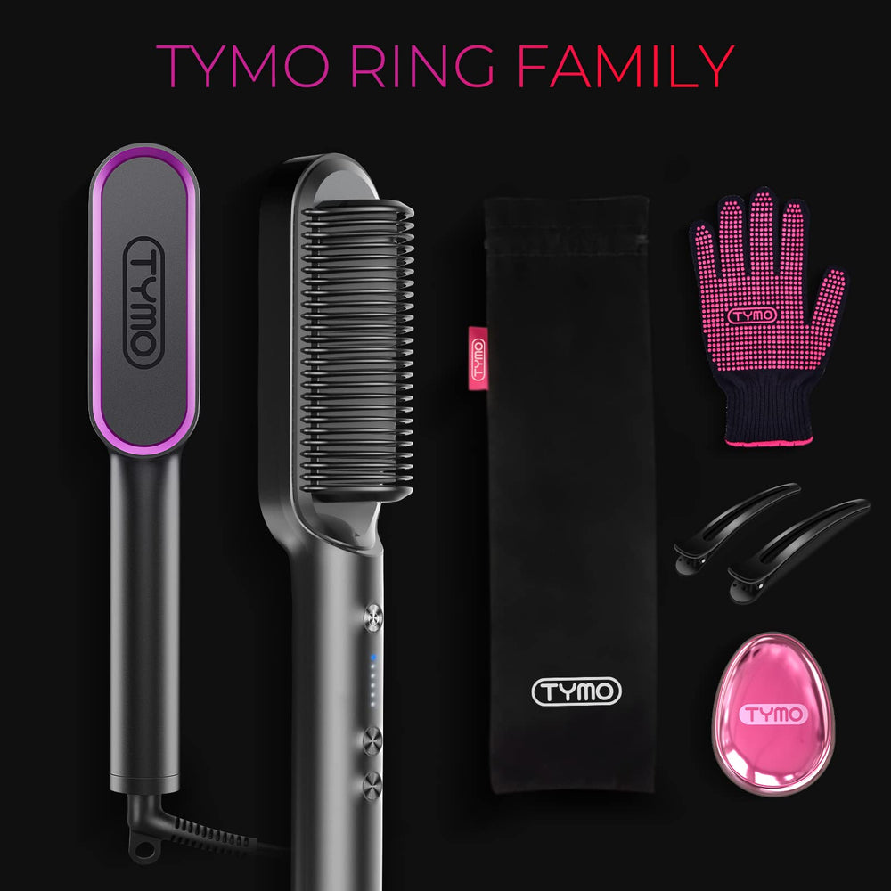TYMO packed in travel bag showing dual-voltage portability for trips