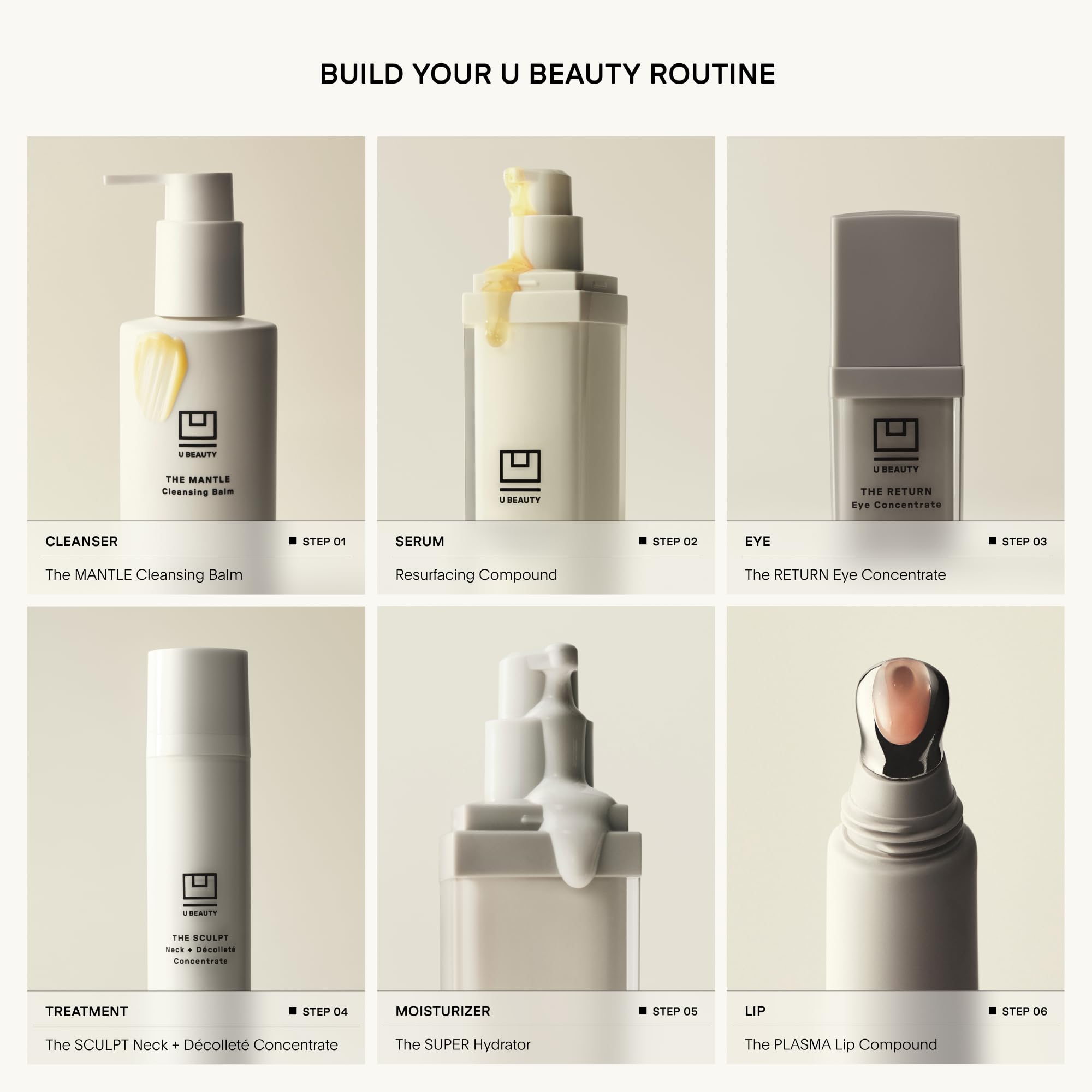 U Beauty before and after close-up showing improved texture and reduced pore visibility