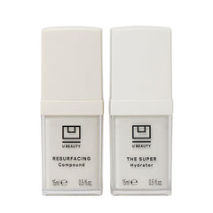 U Beauty duo front packaging showing both products and clear benefits