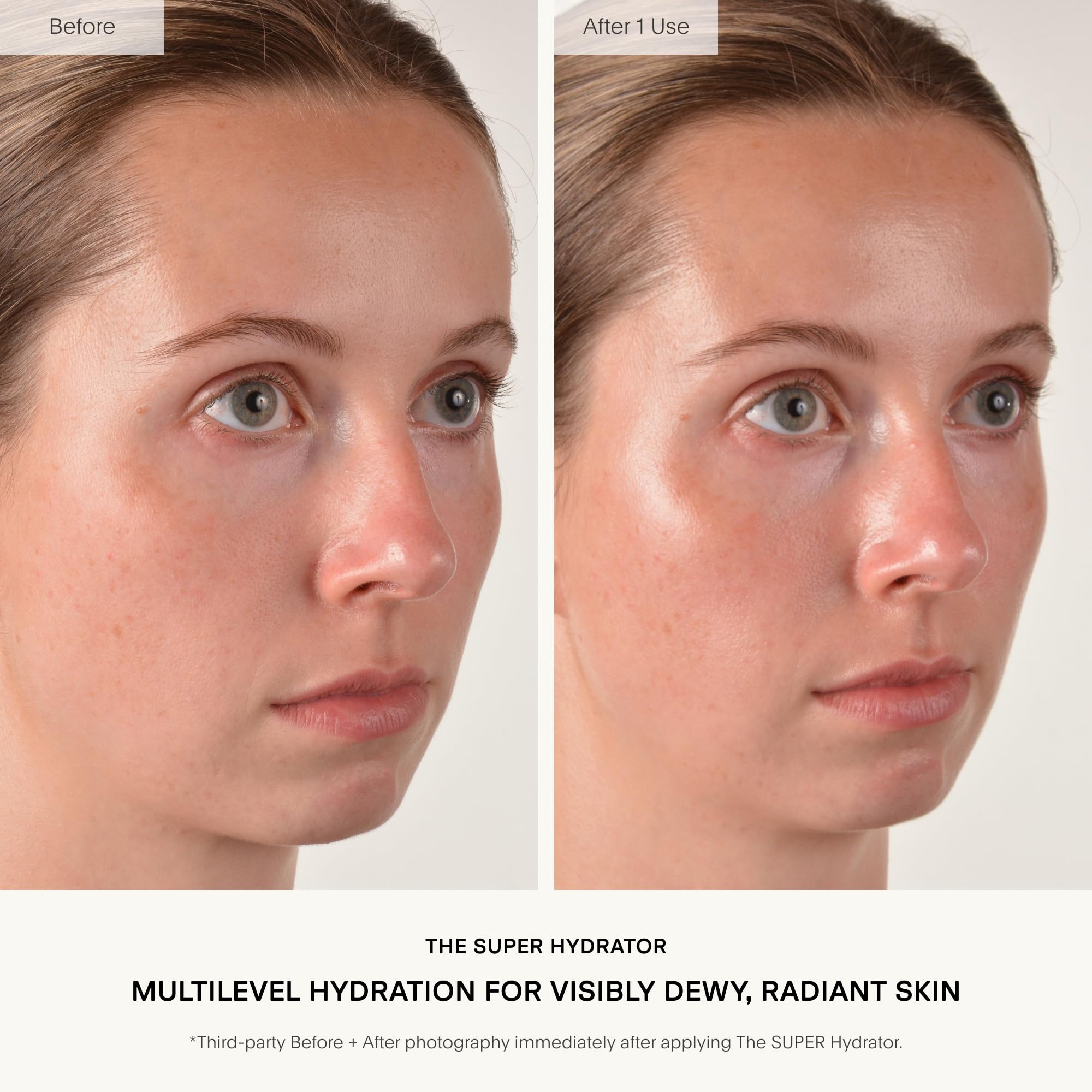 U Beauty Resurfacing Compound pump dispensing serum for controlled application and results