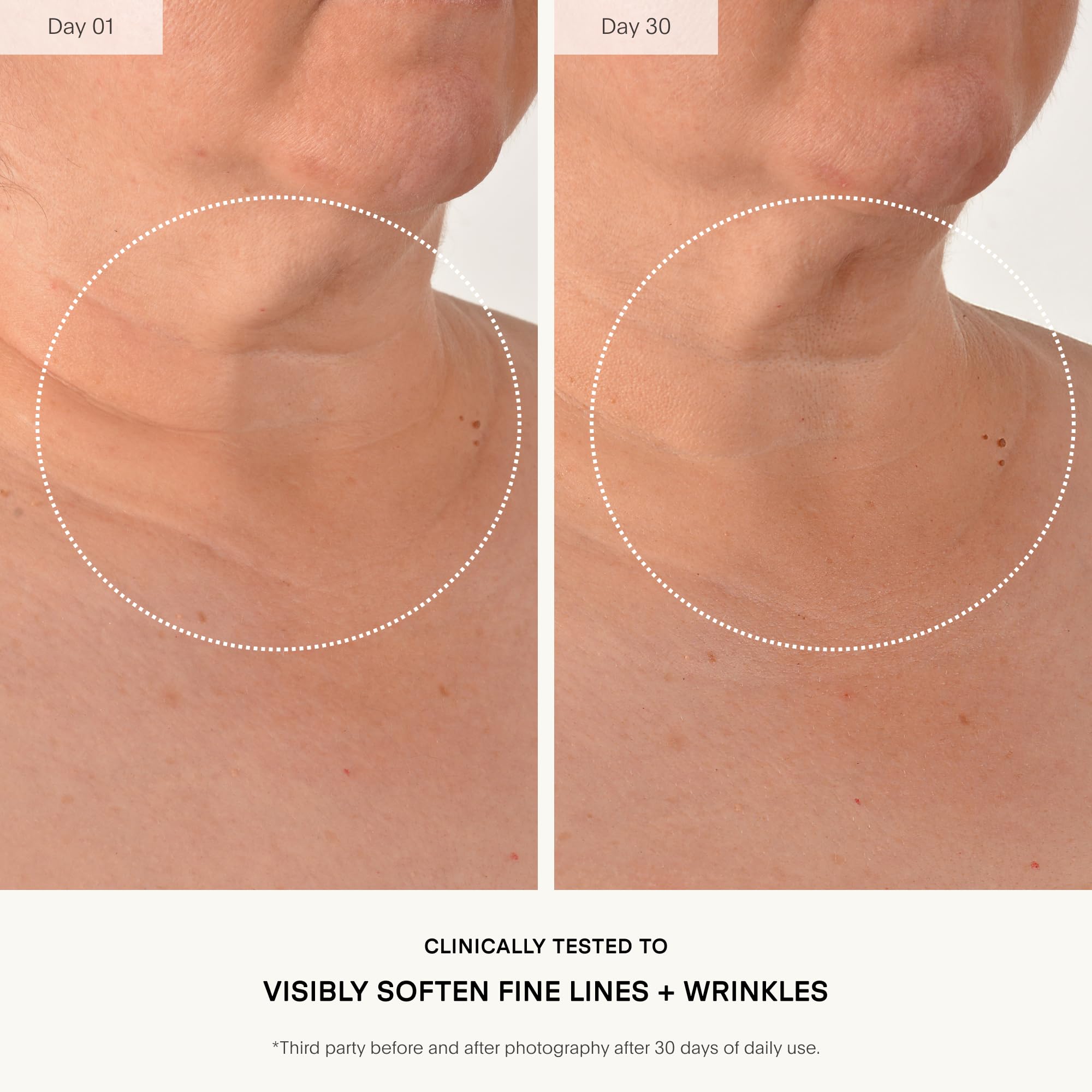 U Beauty serum texture drop highlighting lightweight absorbent finish