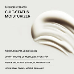 U Beauty SUPER Hydrator jar open showing lightweight creamy texture for long hydration