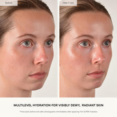 U Beauty cream texture close-up revealing lightweight, smooth consistency