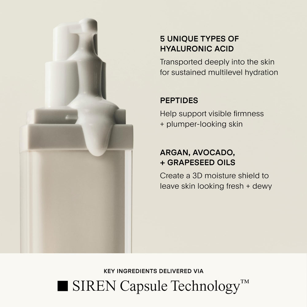 U Beauty Siren Capsule concept graphic showing targeted delivery benefit