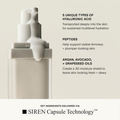 U Beauty Siren Capsule concept graphic showing targeted delivery benefit
