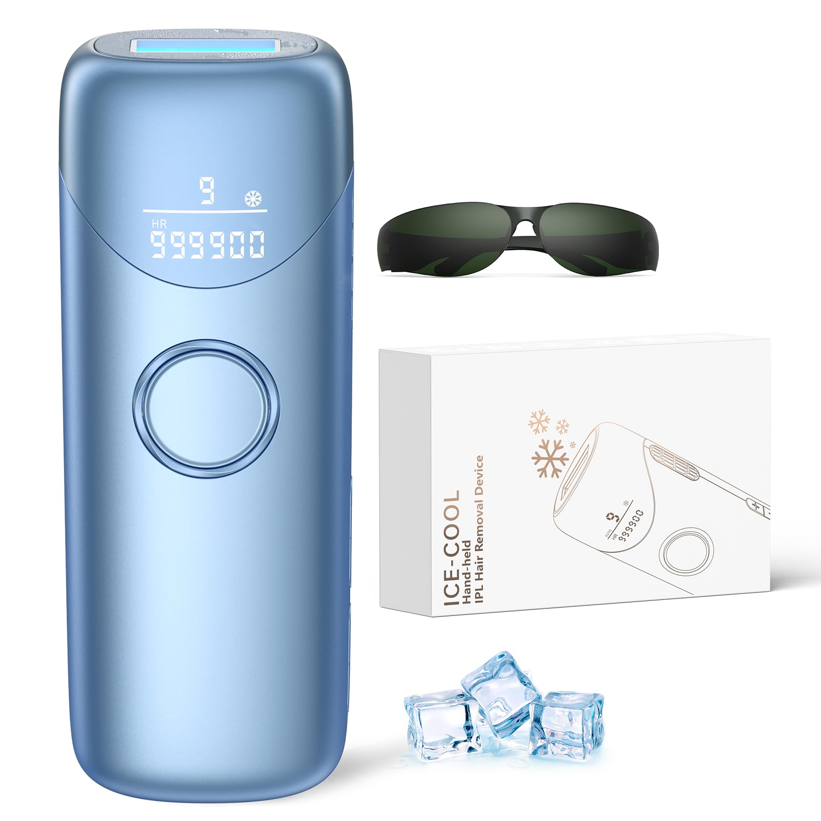 ubroo front view device showing sleek blue design and professional look for home use