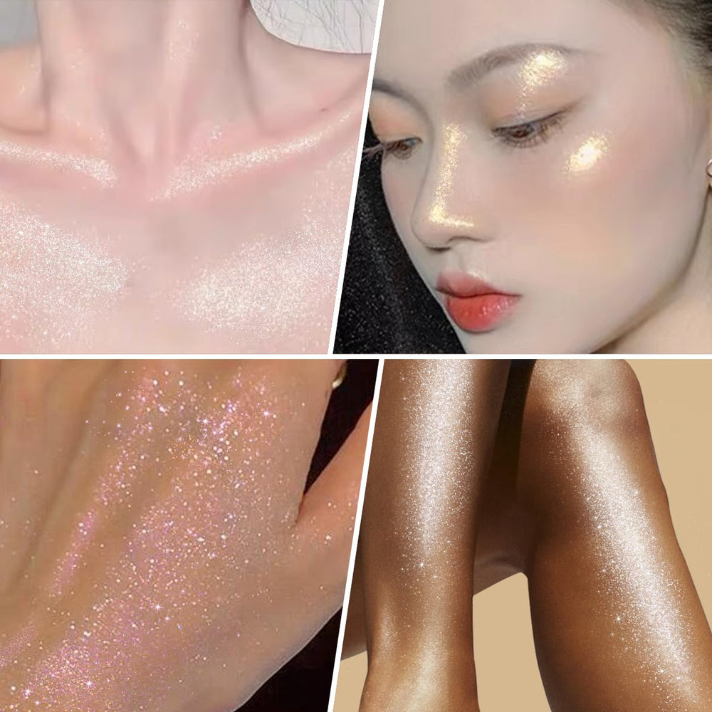 UCANBE champagne gold close-up showing warm sheen for bronzed radiance