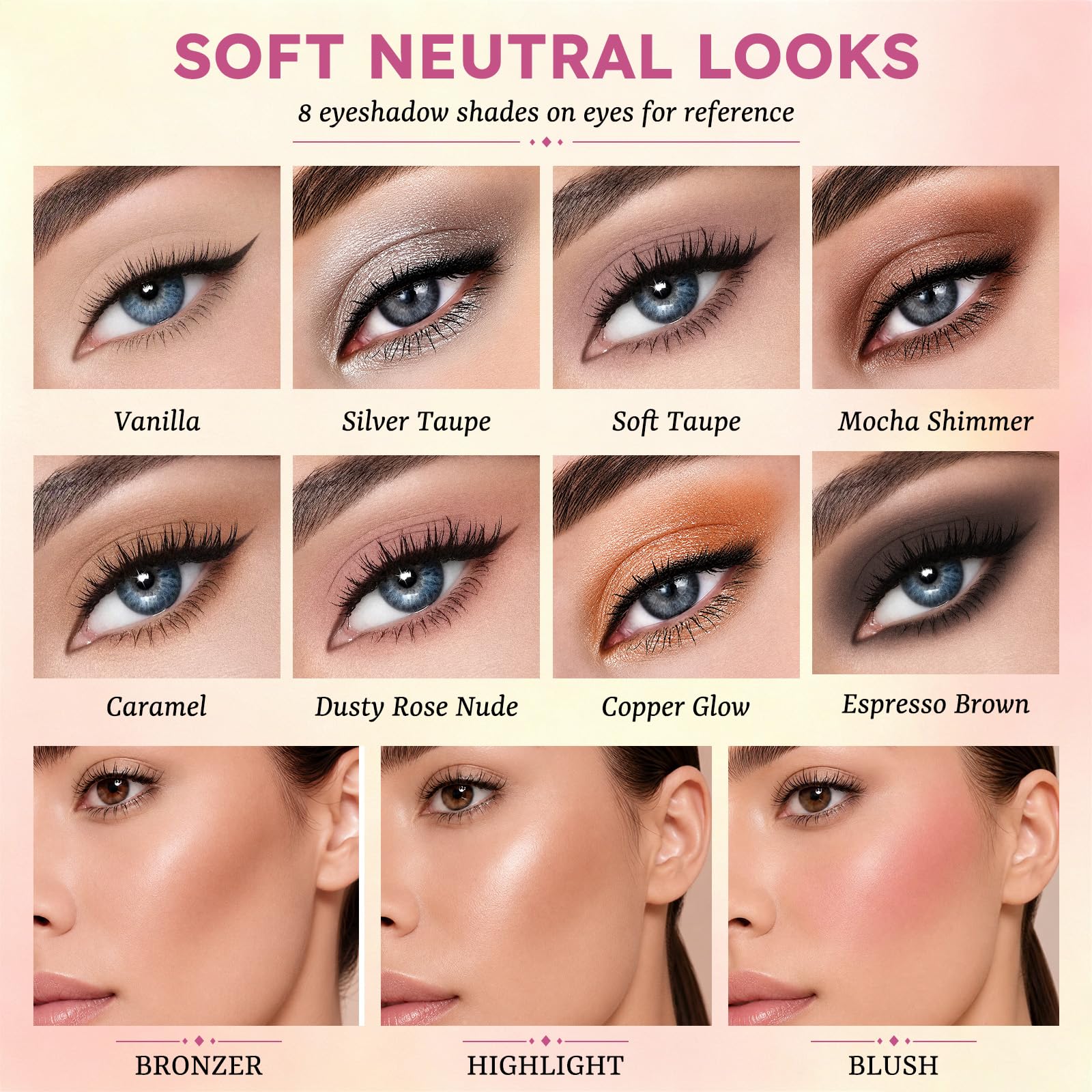 UCANBE dual-ended brushes detail demonstrating convenient application tools