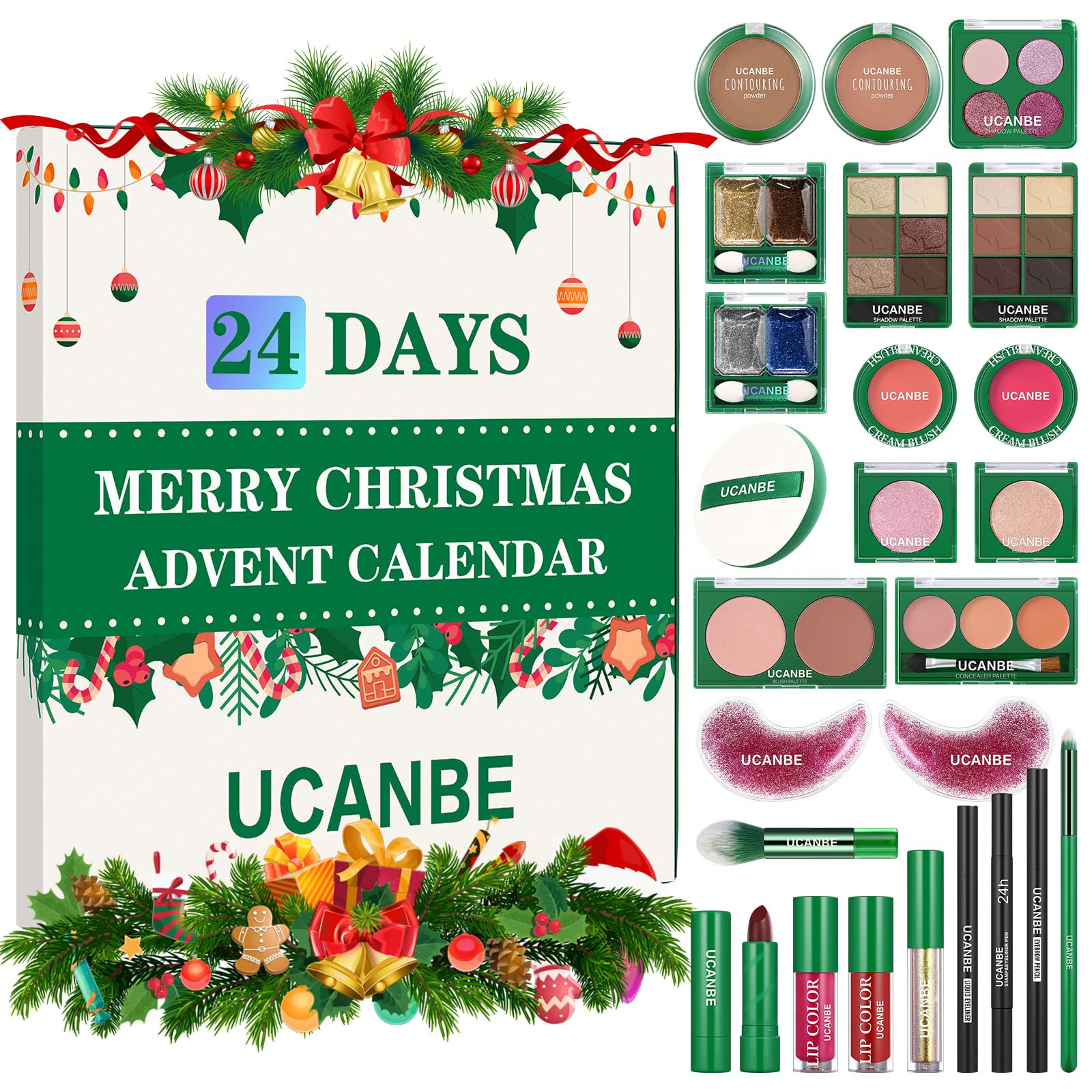 UCANBE front packaging showing festive calendar, gift-ready presentation benefit