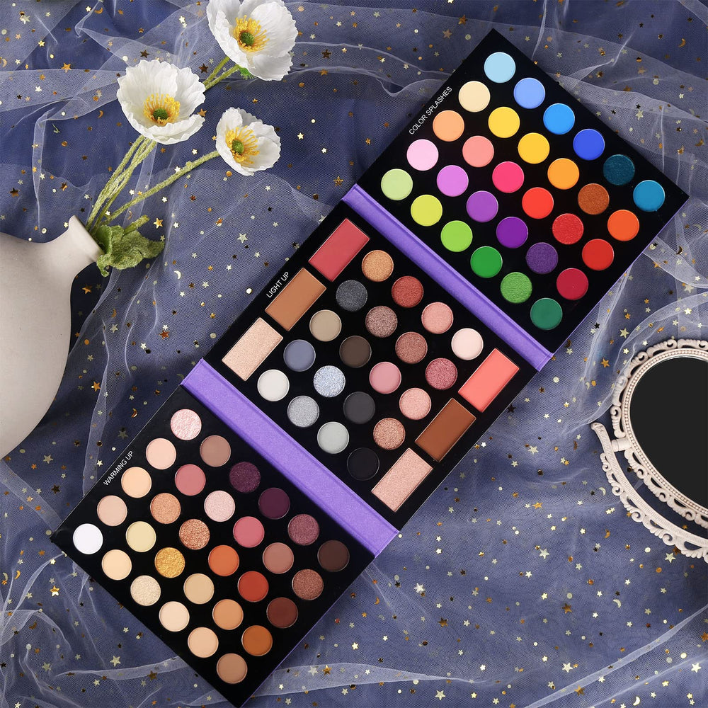 UCANBE eyeshadow being applied on model illustrating color payoff and blendability