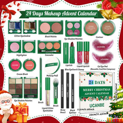 UCANBE numbered individual boxes lined up, organized daily reveal benefit