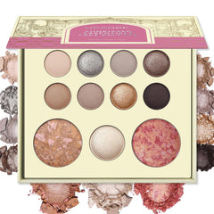UCANBE palette front open showing coordinated shades and travel convenience