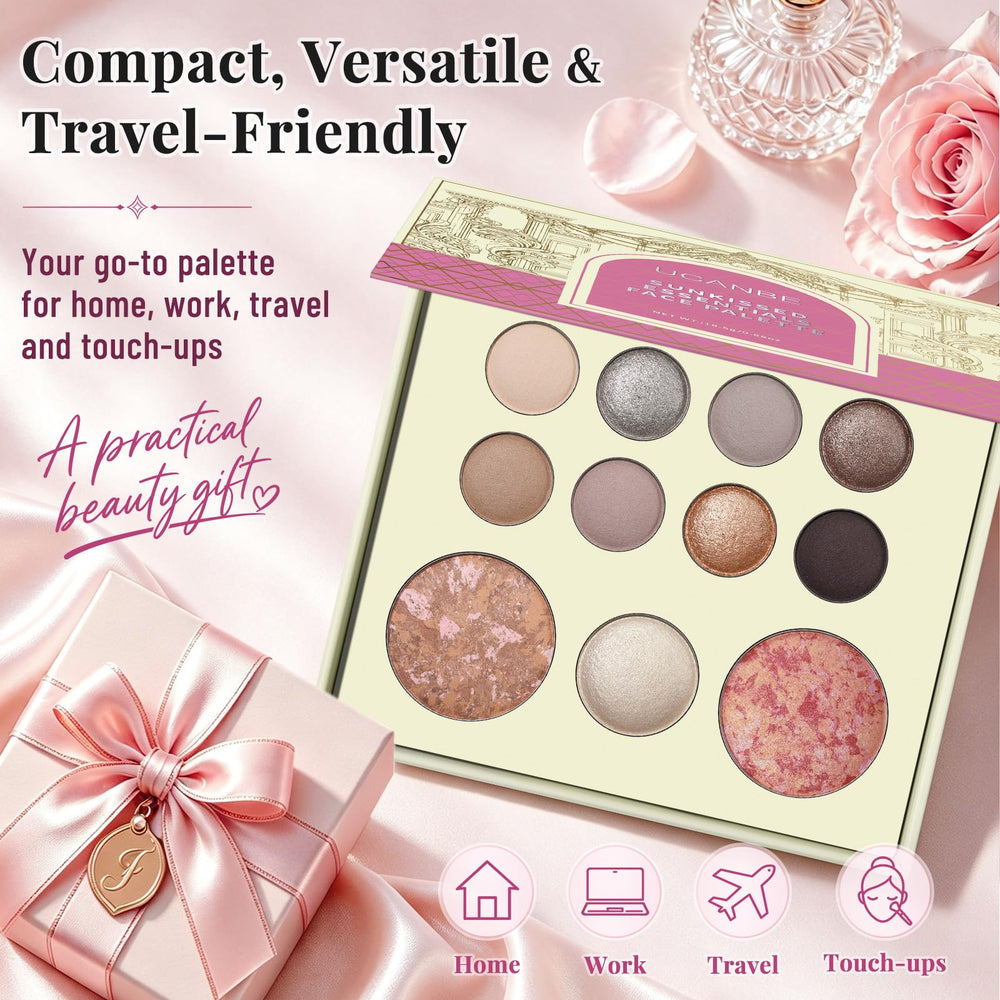 UCANBE palette held in hand for size comparison and on-the-go practicality