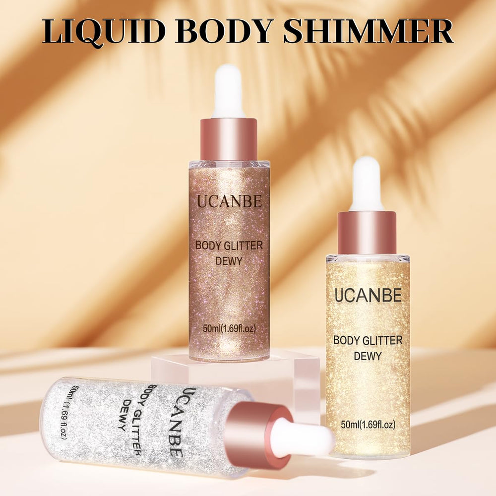 UCANBE size comparison in hand illustrating compact bottles and portability