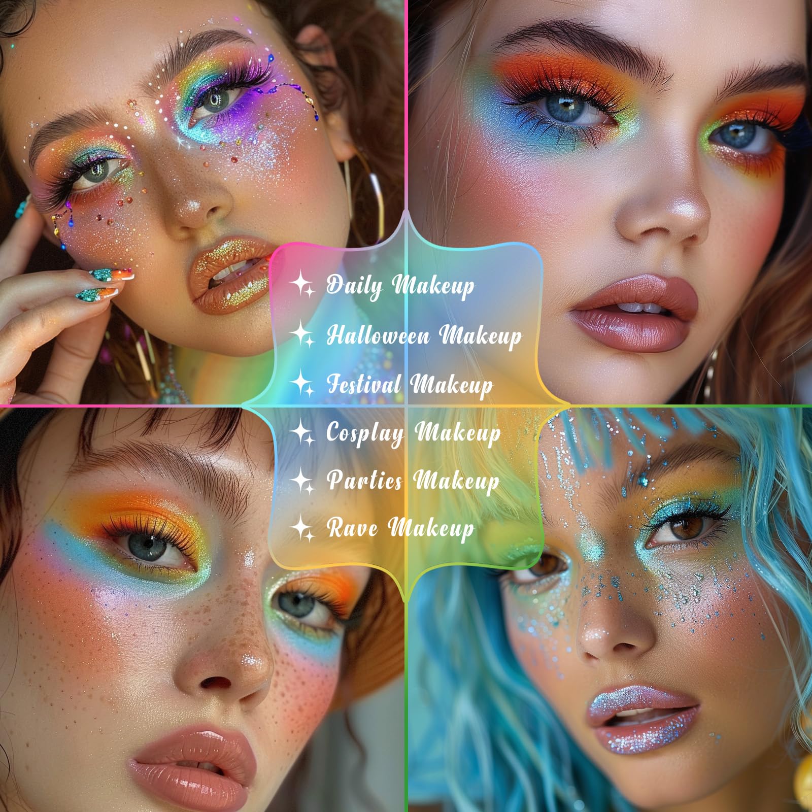 UCANBE swatches on arm showing color payoff and blendability across skin tones