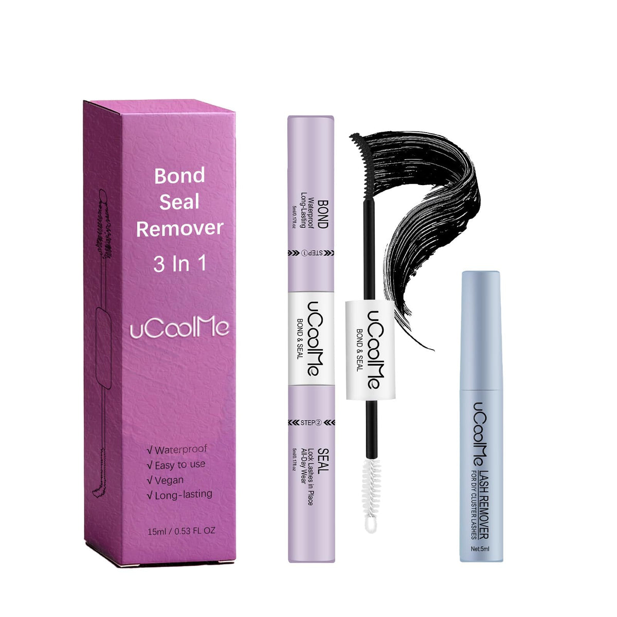 uCoolMe front packaging showing kit and clear labels for quick selection benefit