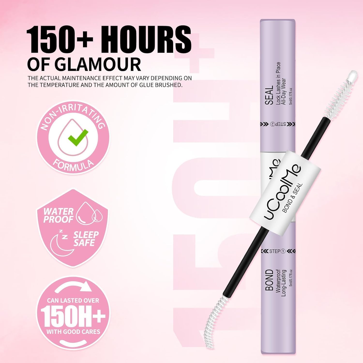 uCoolMe white glue texture droplet showing smooth consistency for even, clump-free bonding