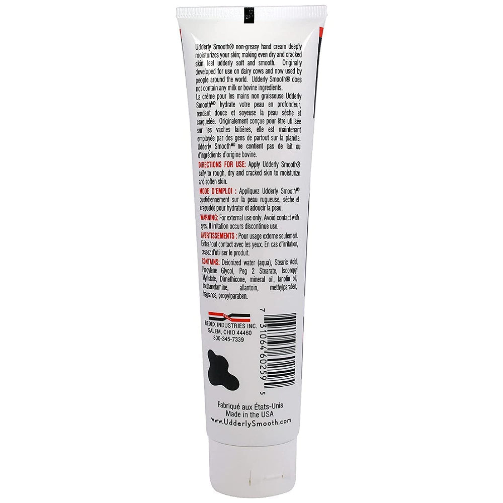 UDDERLY SMOOTH close-up label view highlighting formula benefits