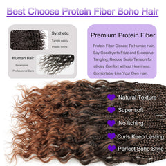 UENOKIPS length display comparing 18 inch braid for balanced volume and lightness
