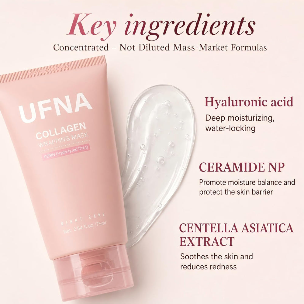 UFNA mask creamy texture close-up illustrating smooth application