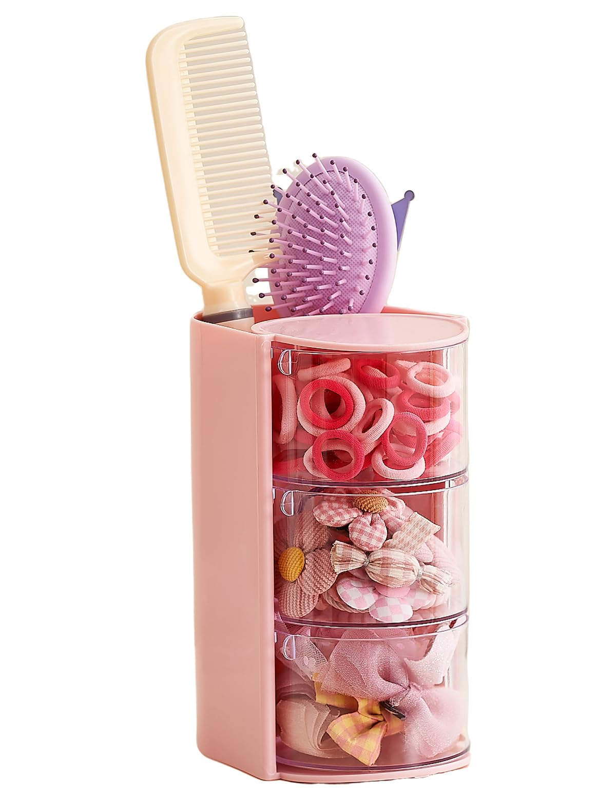 UFORU front view showing clear organizer and tidy accessories for visible storage