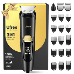 Ufree front view of trimmer showing sleek design and easy controls for efficient grooming