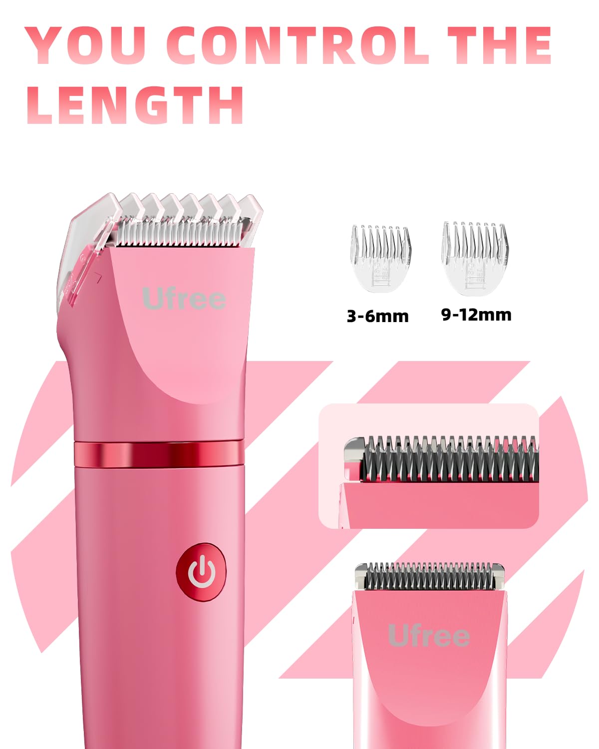 Ufree cleaning brush and accessories arranged to show simple maintenance benefits