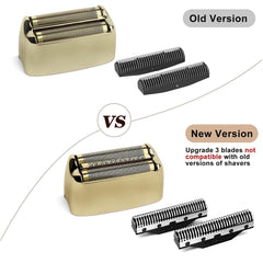 Ufree three-foil mesh close-up illustrating precision capture and smoother shaves