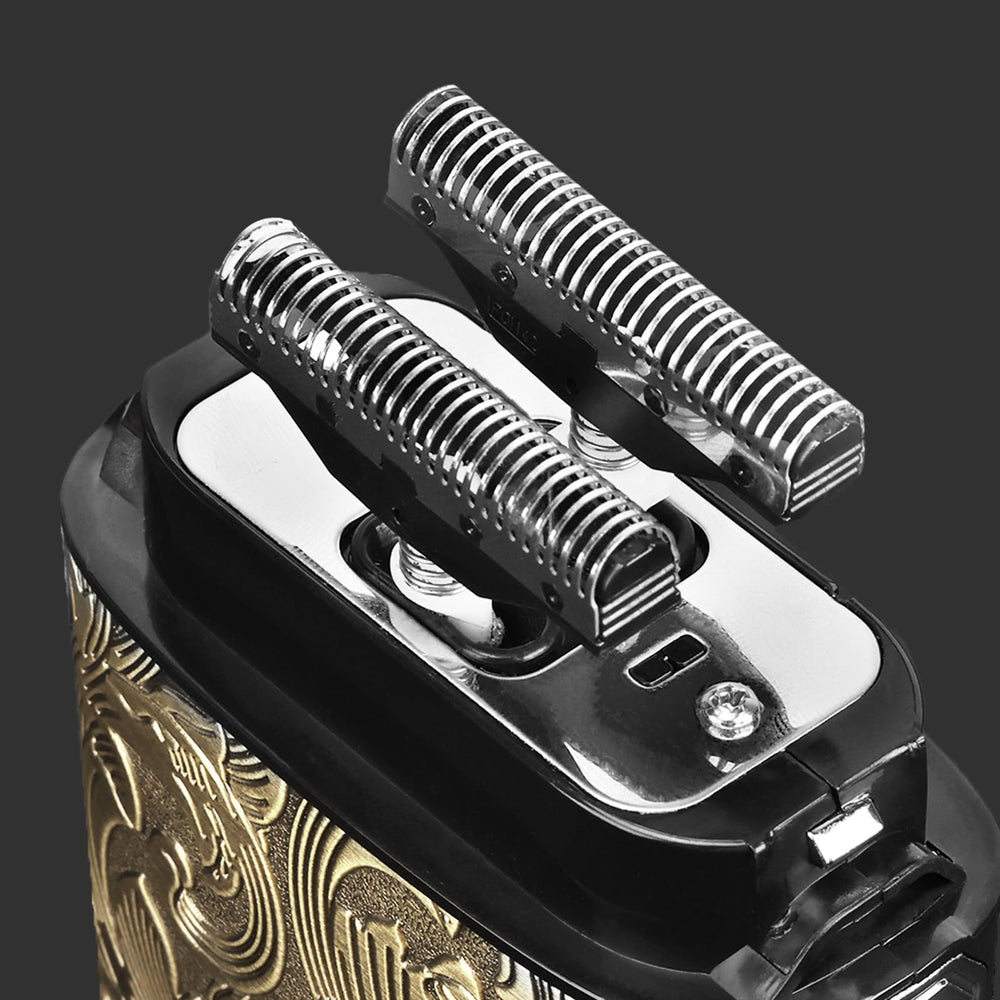 Ufree replacement head installed on shaver in use for comfortable grooming
