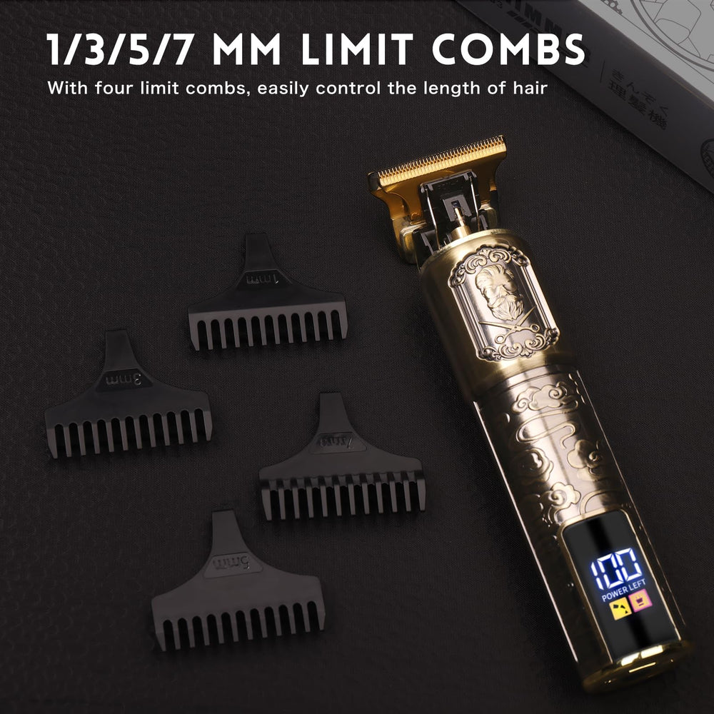 Ufree trimmer placed on bathroom counter for travel-ready grooming convenience
