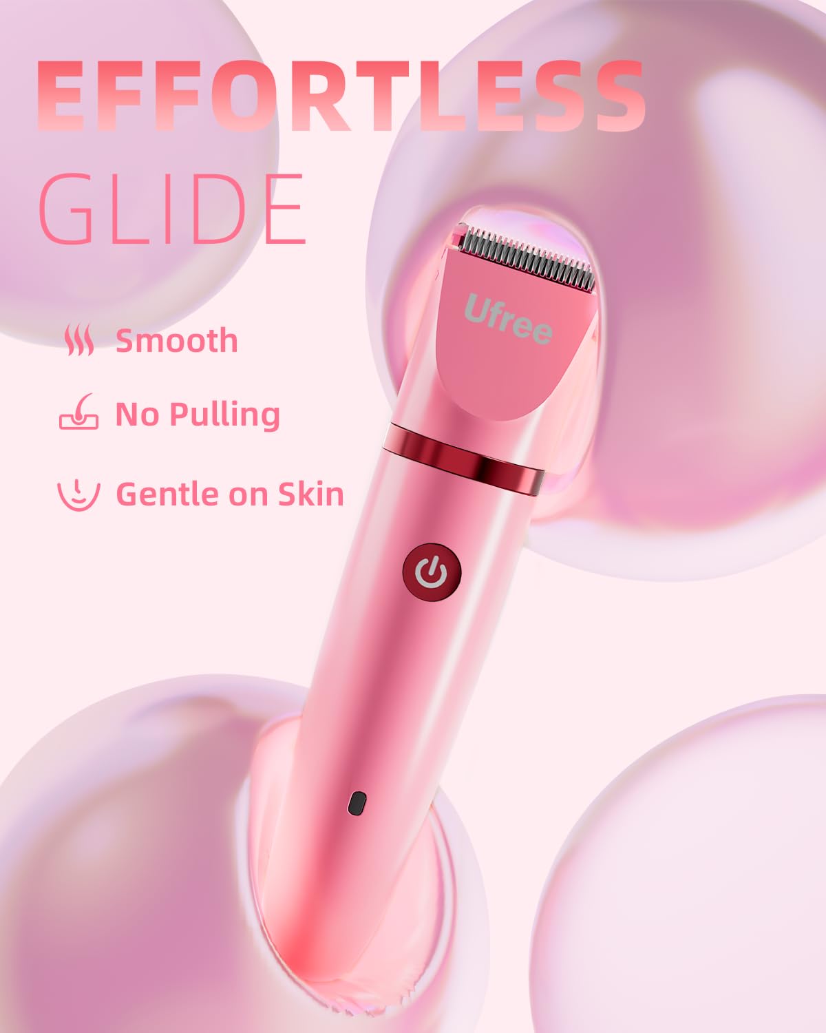 Ufree held in a hand for size comparison emphasizing compact, travel-ready design