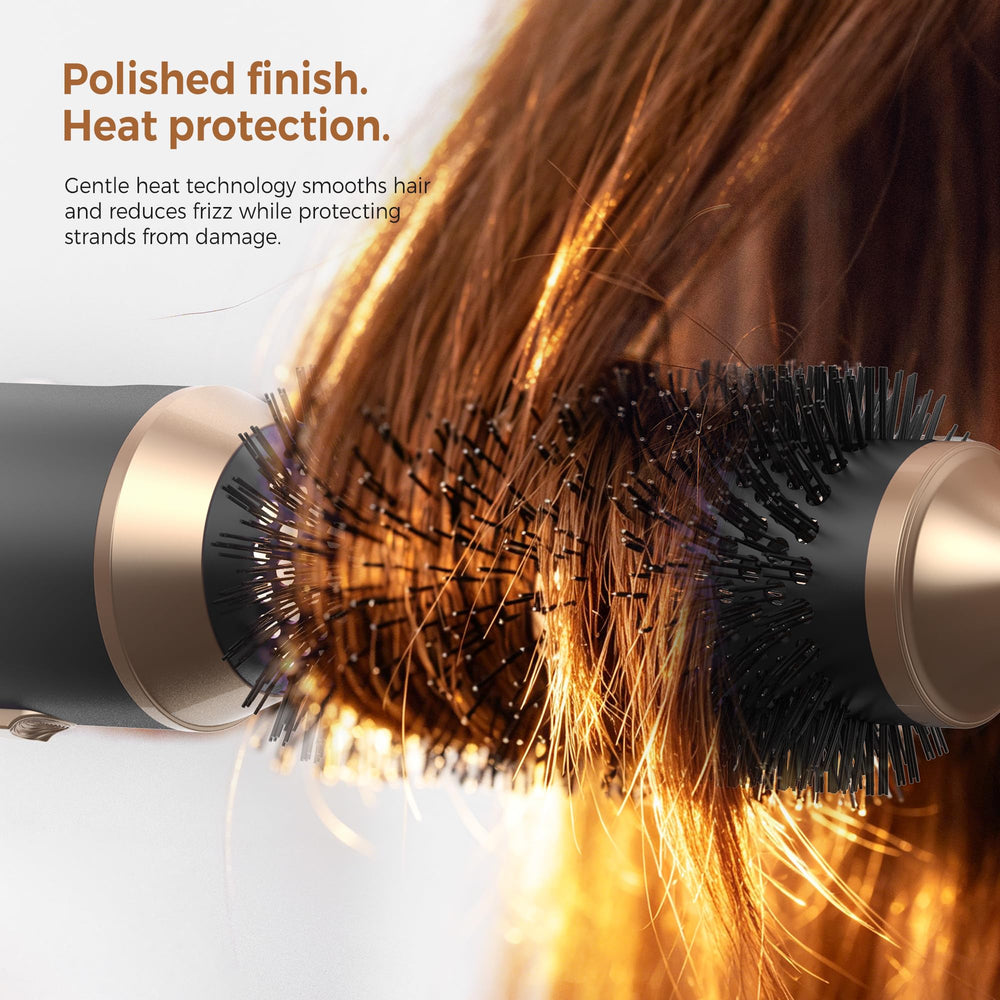 UKLISS left auto-wrap barrel curling hair for effortless salon waves