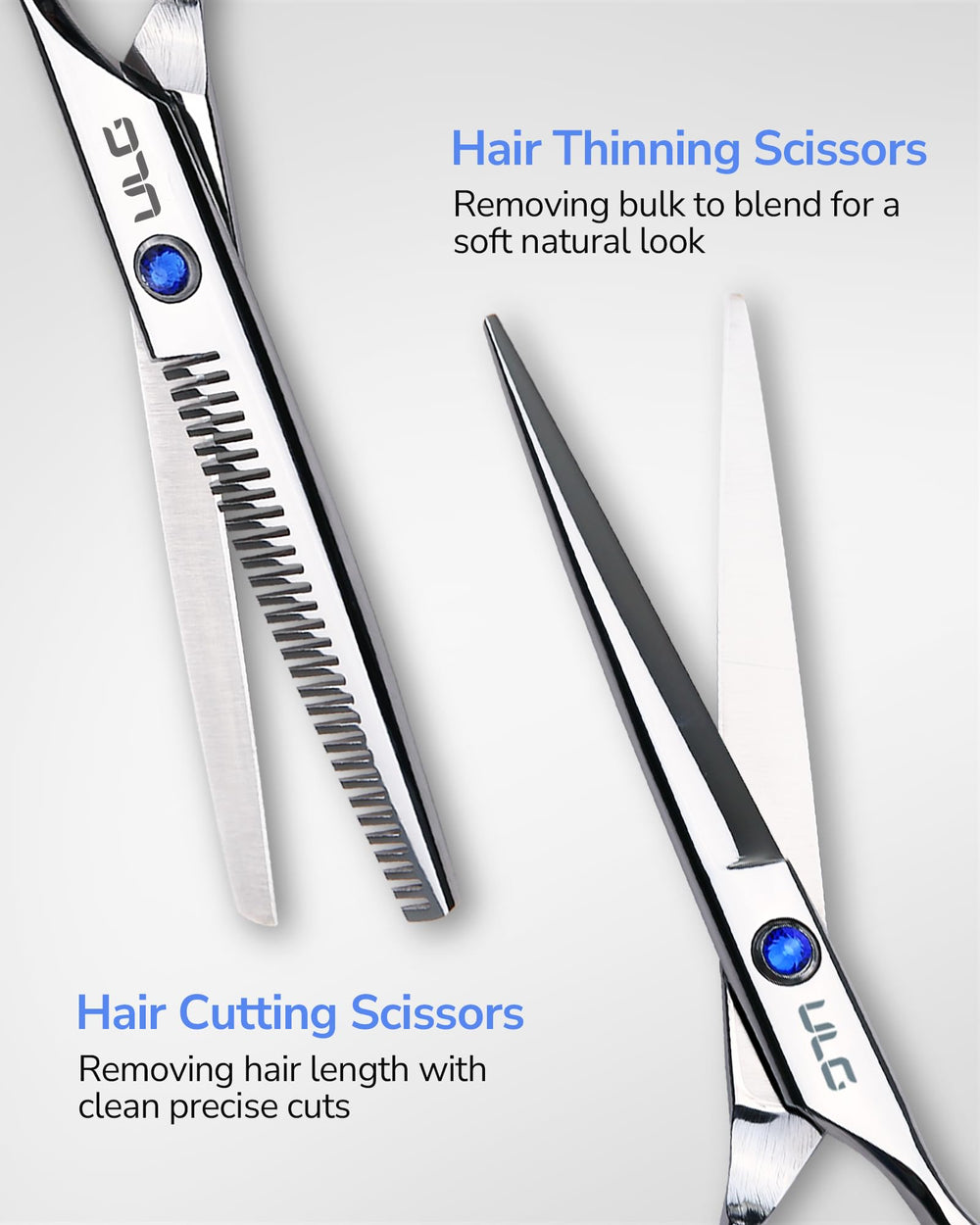 ULG close-up of razor-edge blades highlighting sharpness for cleaner cuts