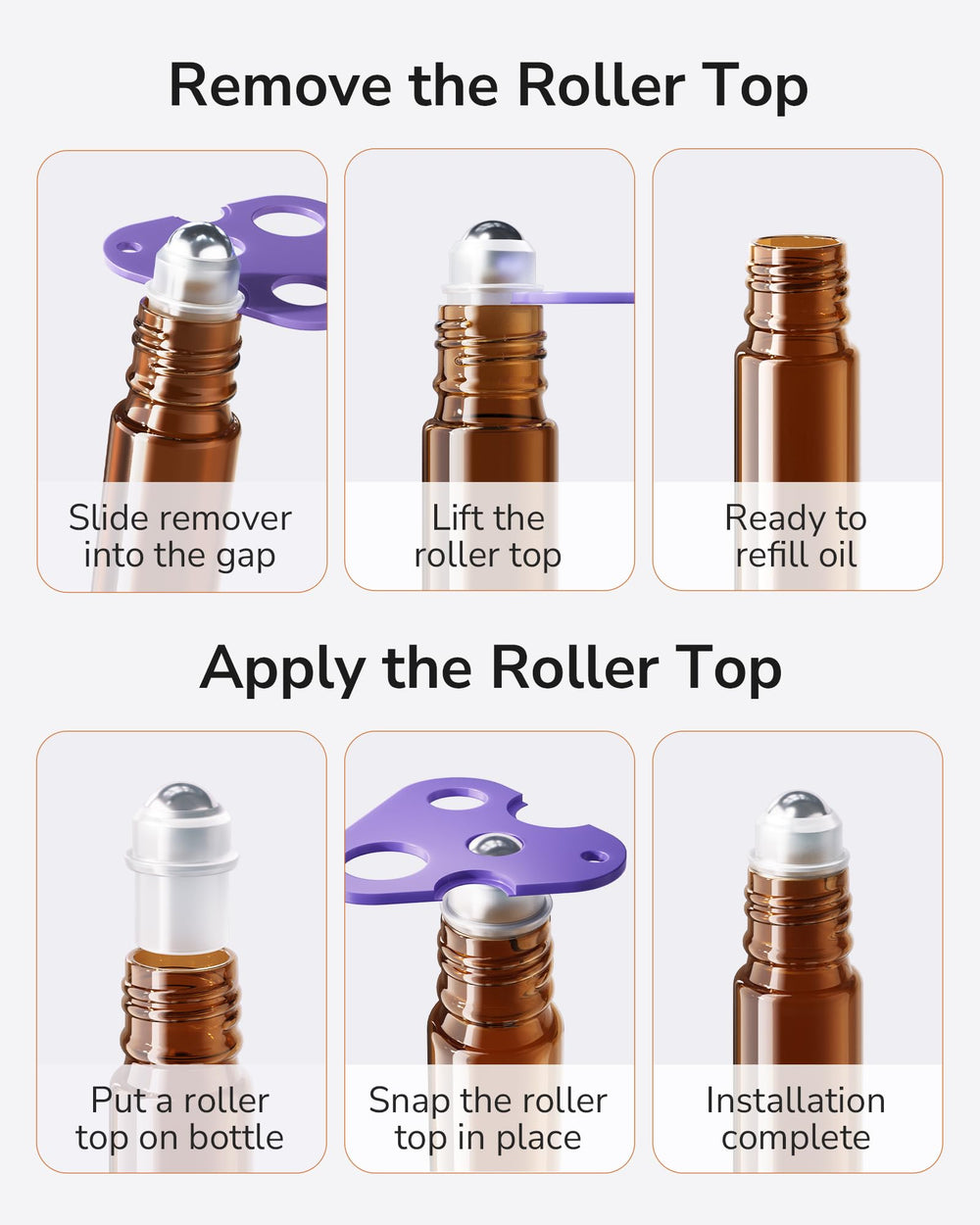 ULG included droppers and openers for easy filling