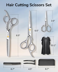 ULG eyebrow scissors curved blade for accurate facial hair shaping benefit