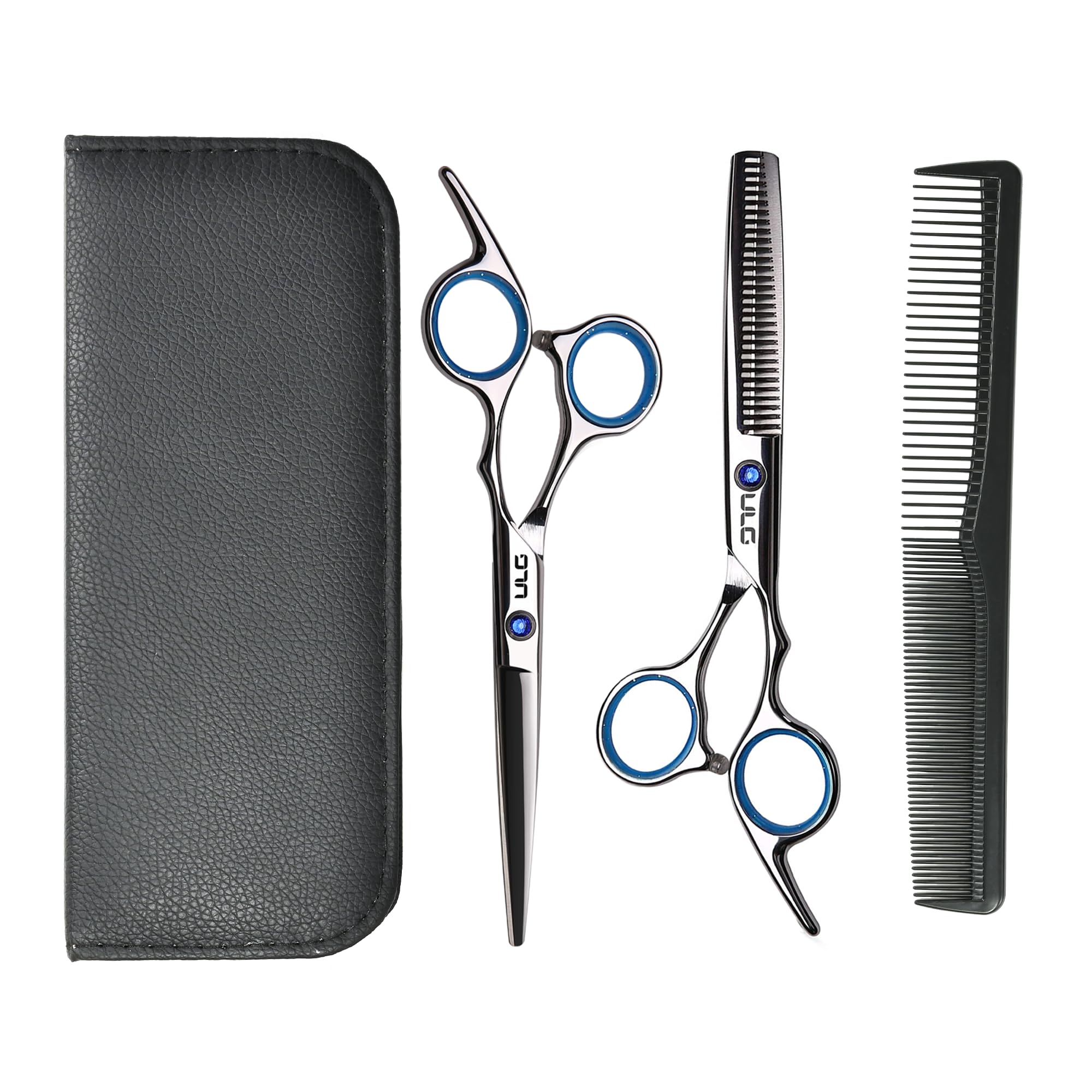 ULG front view of scissors kit showing both tools and professional finish benefits