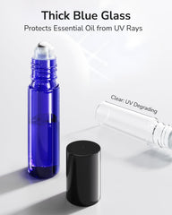 ULG stainless steel rollerball close-up offering smooth leak-free application