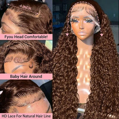 ULOVE HAIR side profile highlighting pre-plucked hairline and realistic look benefit