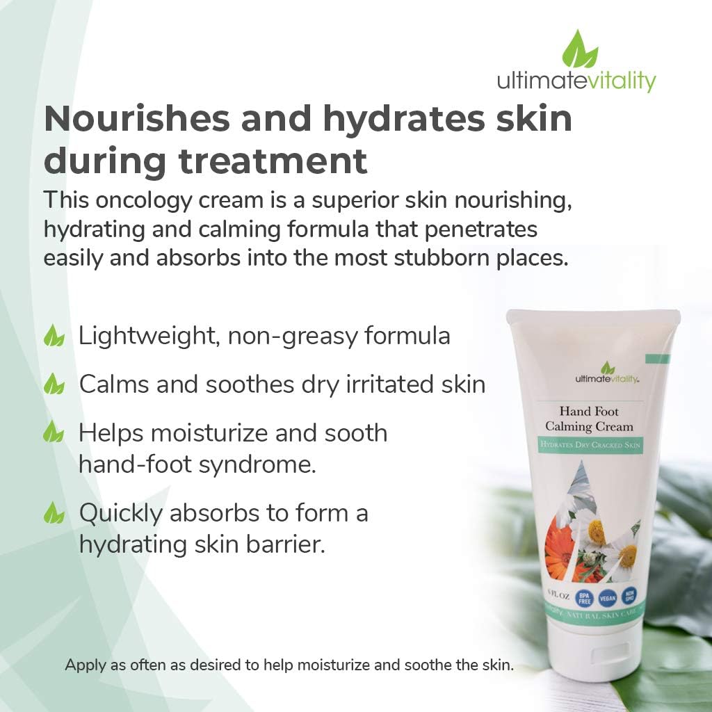 UltimateVitality being applied to hand showing gentle relief and moisturizing effect