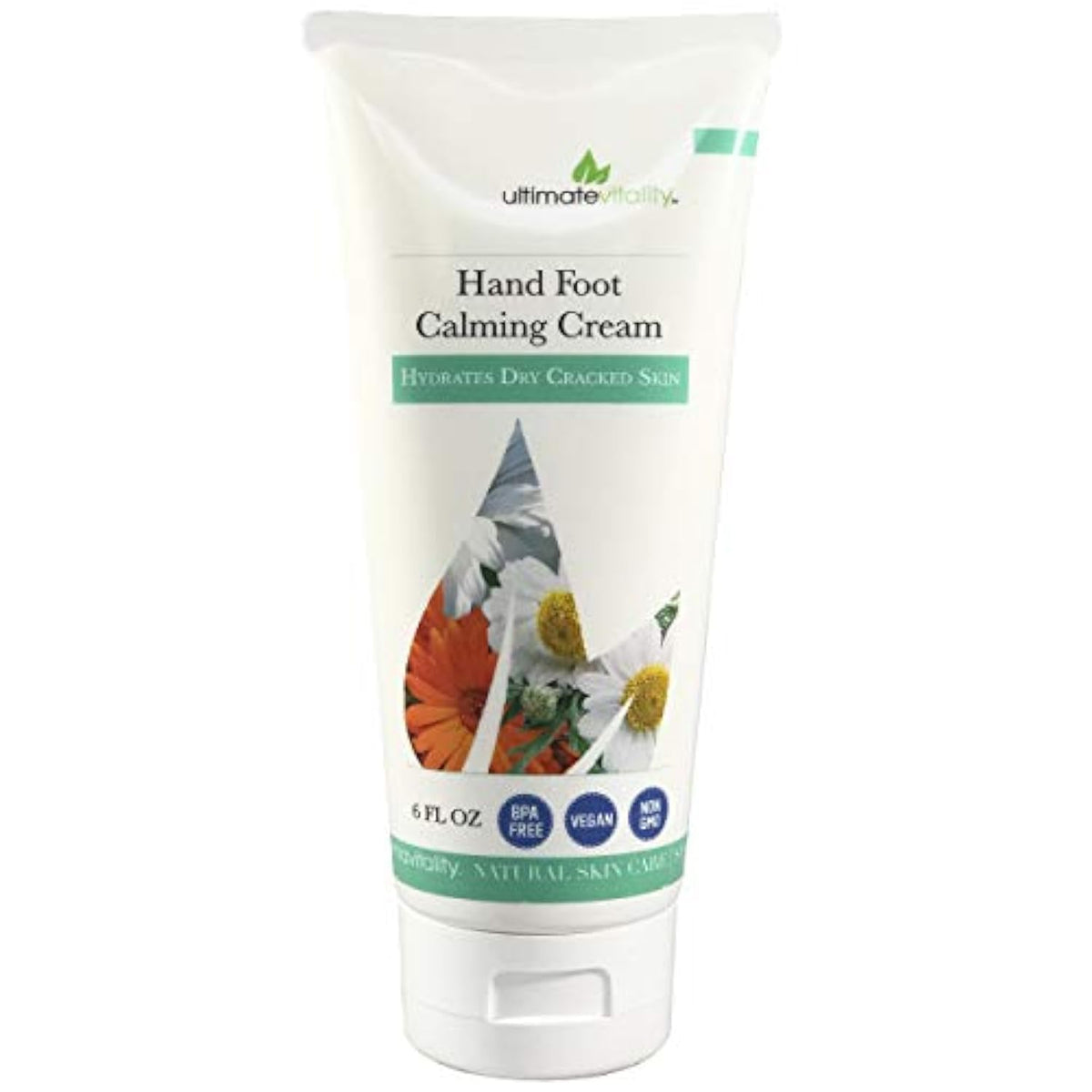 UltimateVitality front tub showing label and clear benefit: soothing hydration