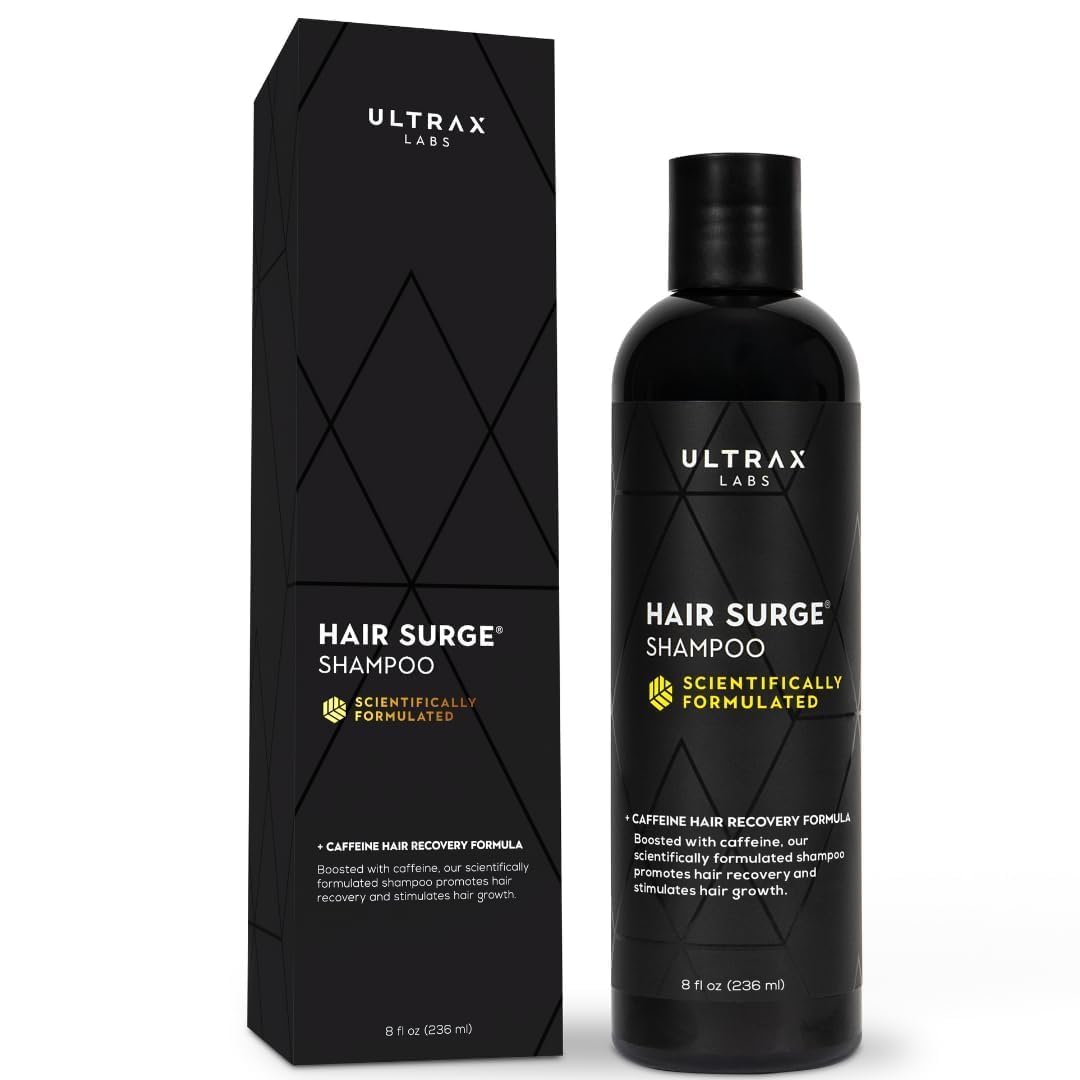 Ultrax Labs front bottle view showing label and size, highlights portability