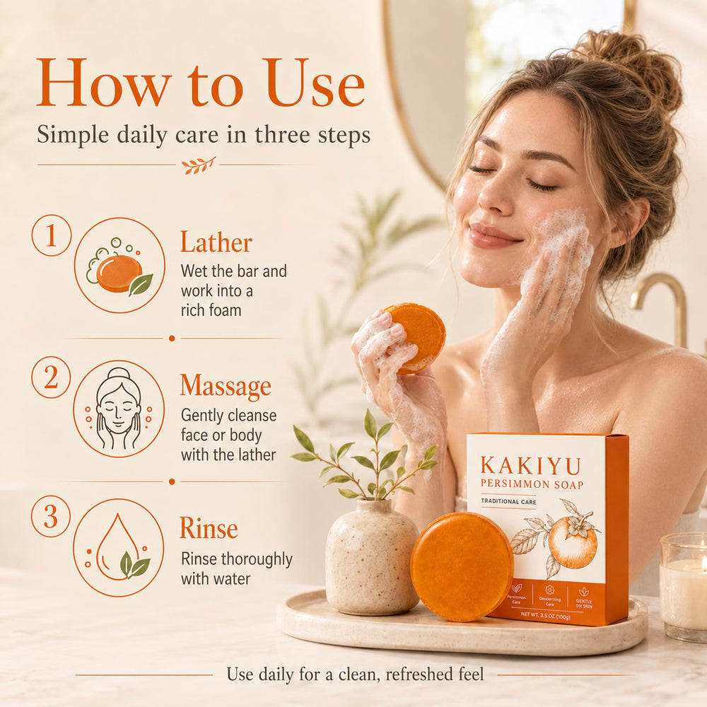 Ulyvora soap on dish to show compact size and easy storage