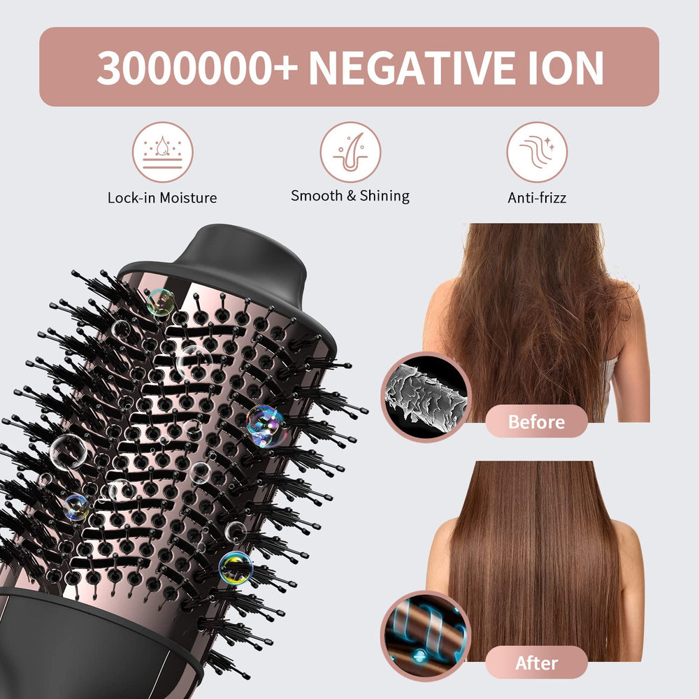Umeely nylon pin and tufted bristles detail for tangle-free volume and shine