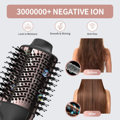 Umeely nylon pin and tufted bristles detail for tangle-free volume and shine