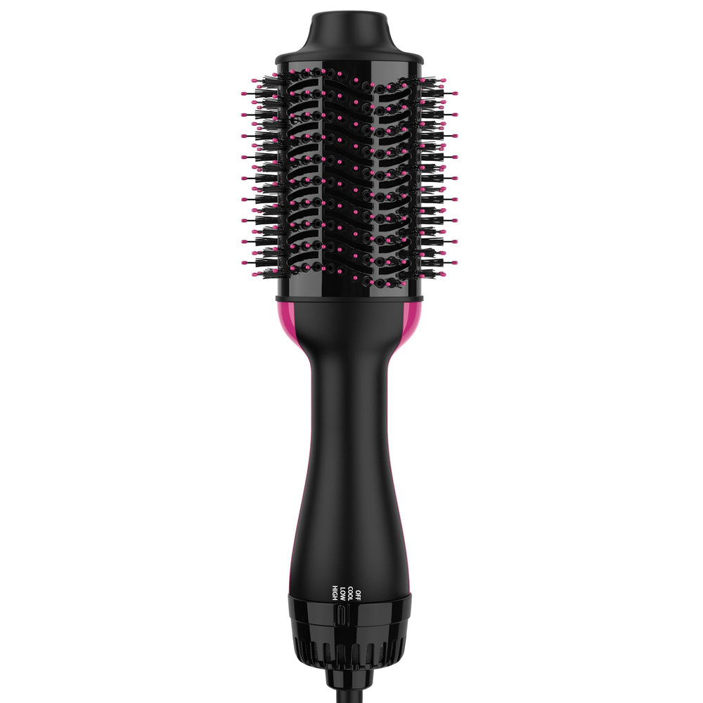 Umeely front view showing brush and packaging, easy styling at home