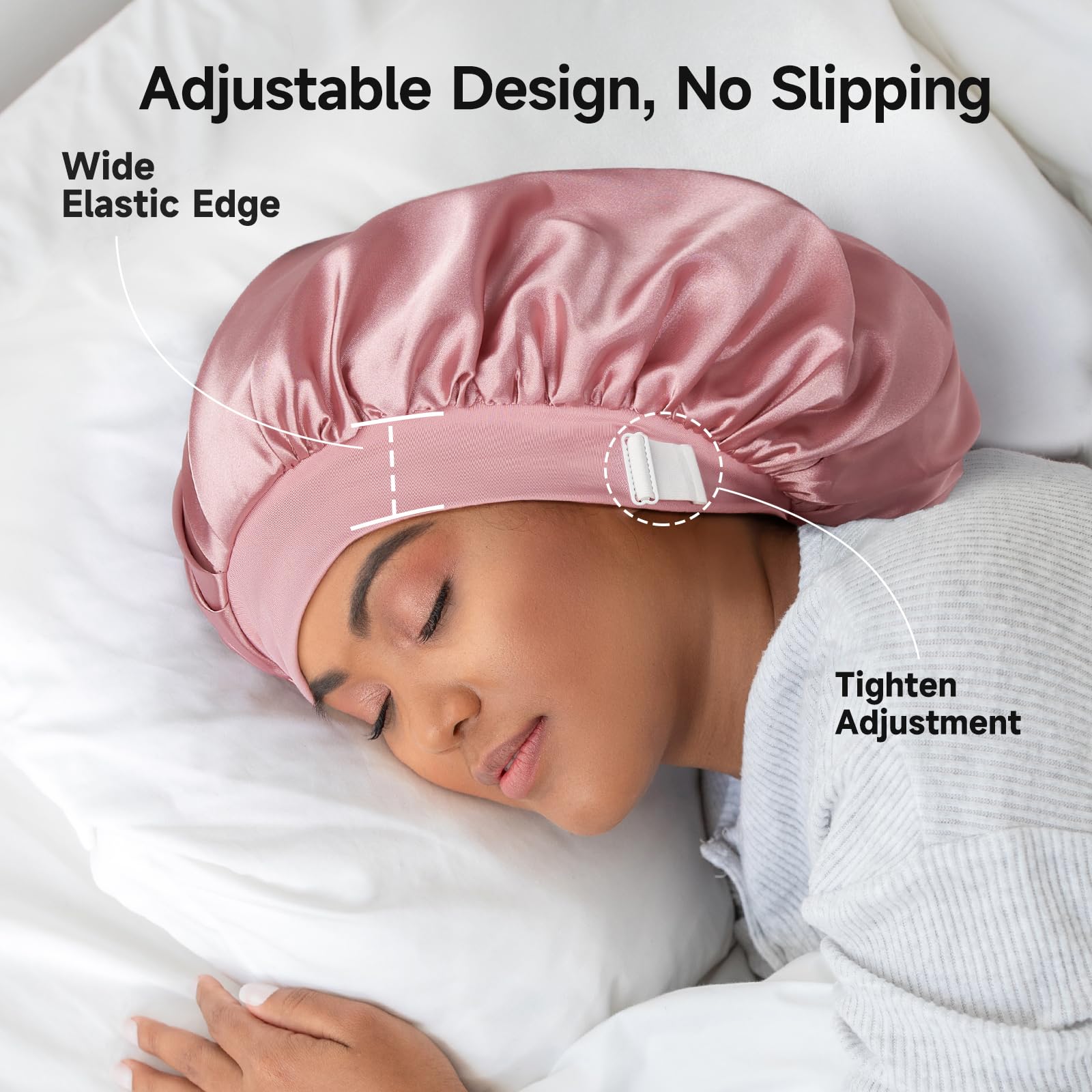 Umisleep adjustable buckle and wide elastic for secure comfortable fit